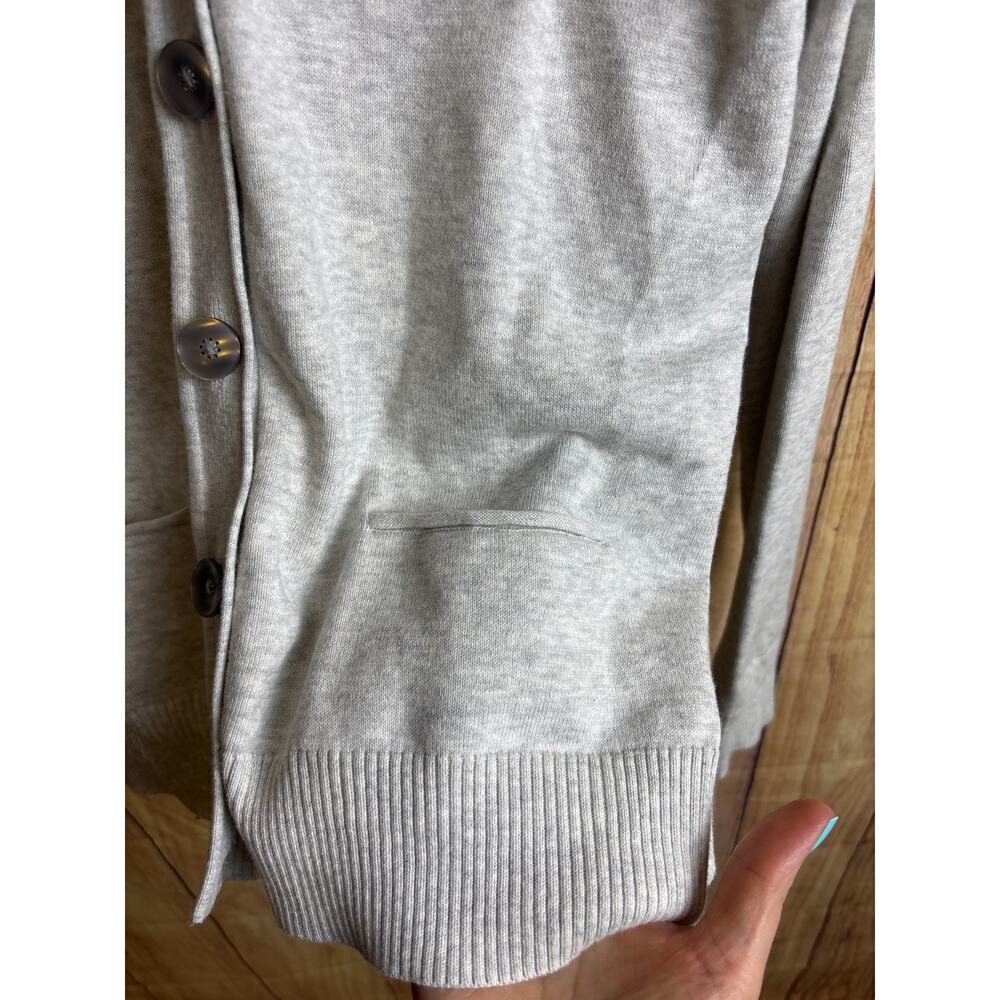 J. Jill Heather Gray Button Button Down Lightweig… - image 2